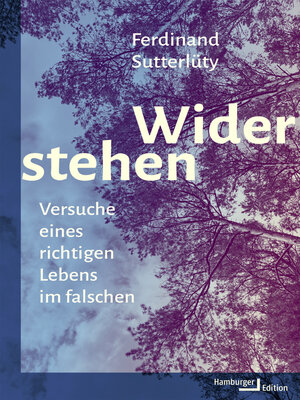 cover image of Widerstehen